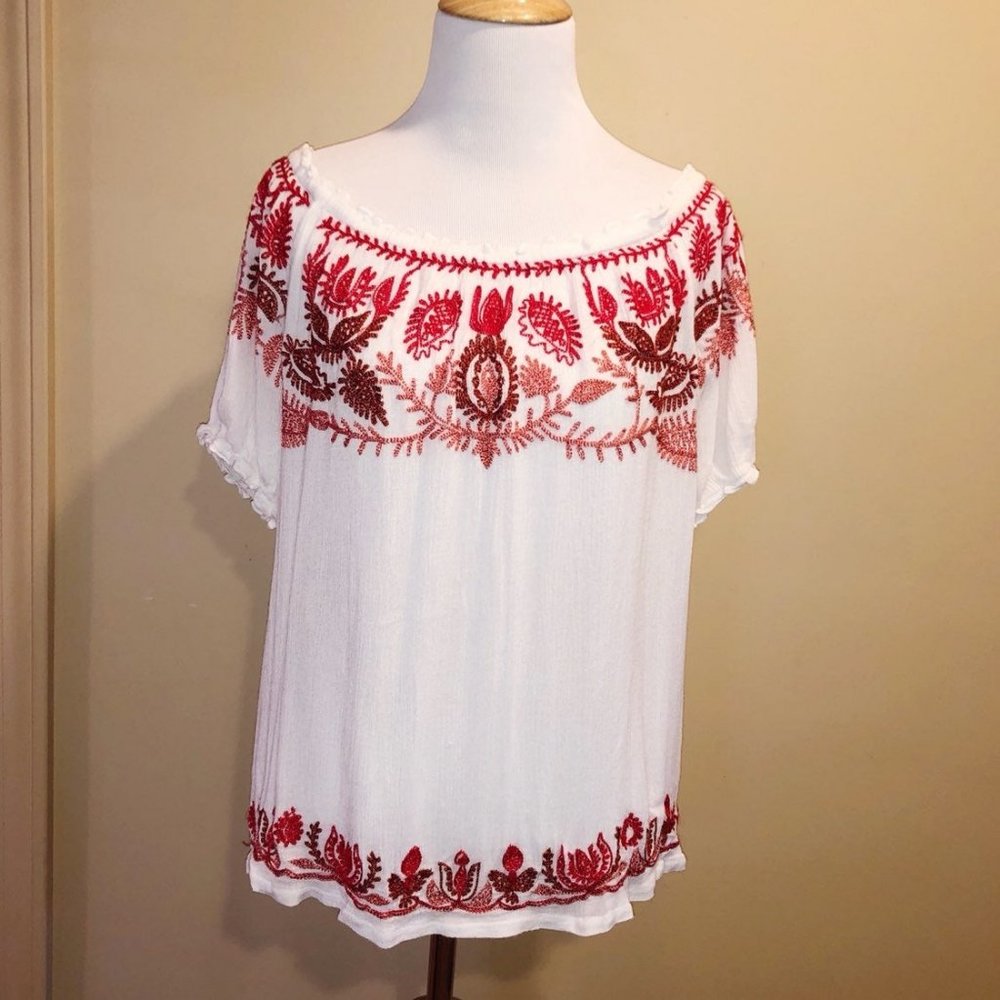 Anthropologie• Off The Shoulder Blouse L
